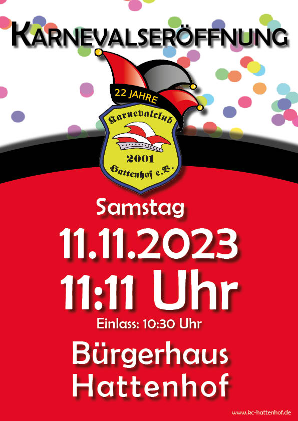 Ablauf der Karnevalseröffnung 2023