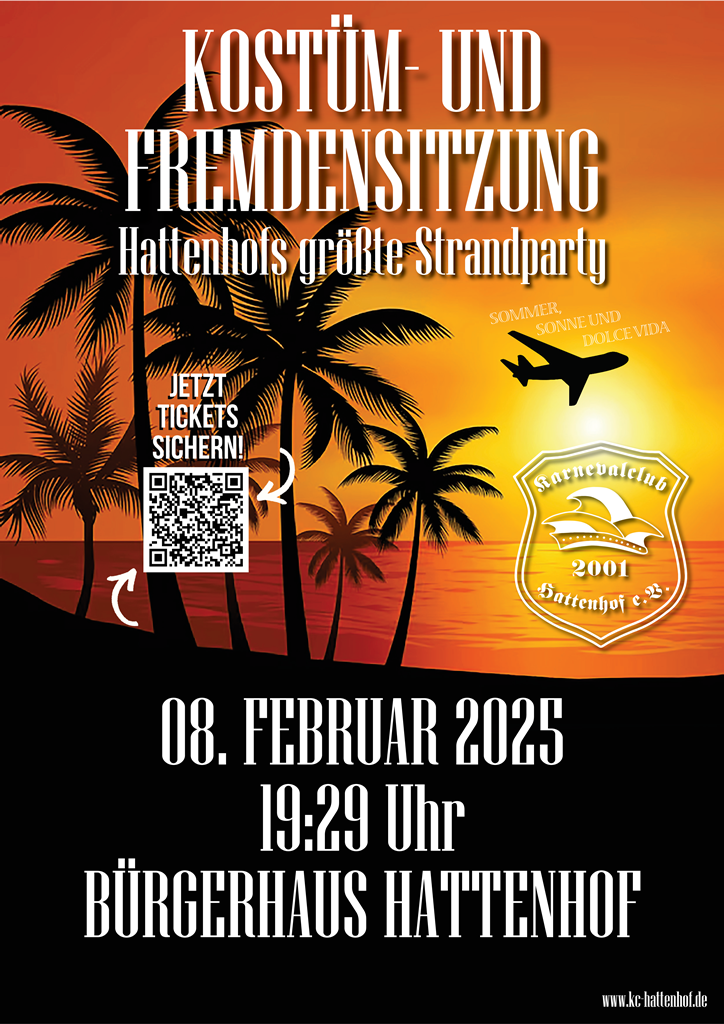 Kartenvorverkauf für die Kostüm- und Fremdensitzung 